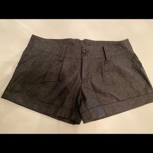 Dark Grey Dress Shorts